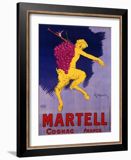 Poster Advertising Martell Cognac, C. 1920-Leonetto Cappiello-Framed Giclee Print