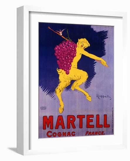 Poster Advertising Martell Cognac, C. 1920-Leonetto Cappiello-Framed Giclee Print