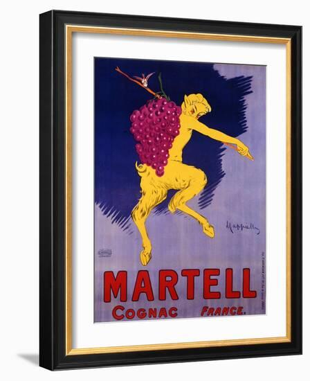 Poster Advertising Martell Cognac, C. 1920-Leonetto Cappiello-Framed Giclee Print