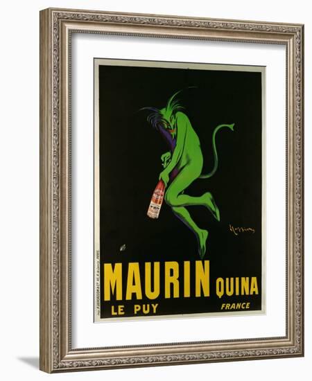 Poster Advertising 'Maurin Quina', Le Puy, France-Leonetto Cappiello-Framed Giclee Print