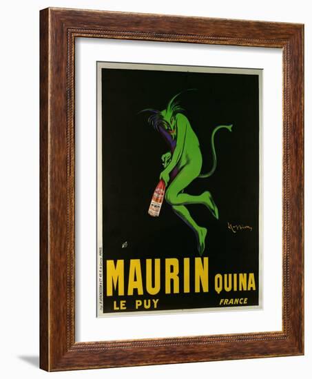 Poster Advertising 'Maurin Quina', Le Puy, France-Leonetto Cappiello-Framed Giclee Print