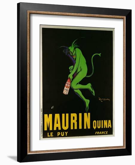 Poster Advertising 'Maurin Quina', Le Puy, France-Leonetto Cappiello-Framed Giclee Print