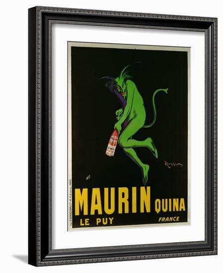 Poster Advertising 'Maurin Quina', Le Puy, France-Leonetto Cappiello-Framed Giclee Print