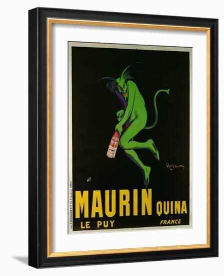 Poster Advertising 'Maurin Quina', Le Puy, France-Leonetto Cappiello-Framed Giclee Print