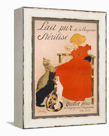 Poster advertising Milk, published by Charles Verneau, Paris, 1894-Théophile Alexandre Steinlen-Framed Premier Image Canvas
