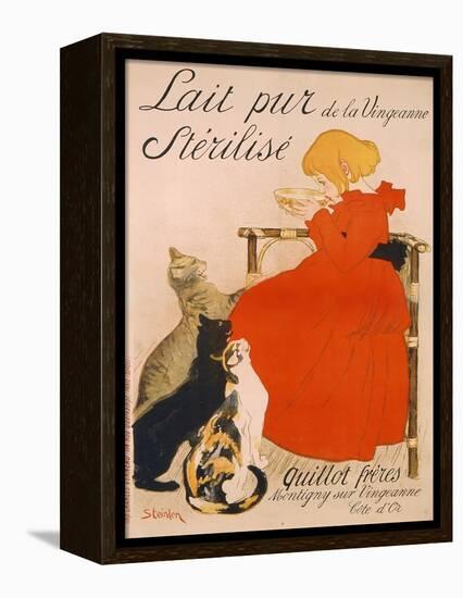 Poster advertising Milk, published by Charles Verneau, Paris, 1894-Théophile Alexandre Steinlen-Framed Premier Image Canvas