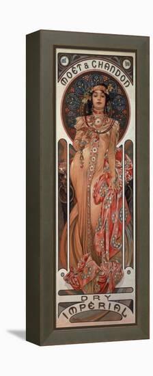 Poster Advertising 'Moet and Chandon Dry Imperial' Champagne, 1899-Alphonse Mucha-Framed Premier Image Canvas