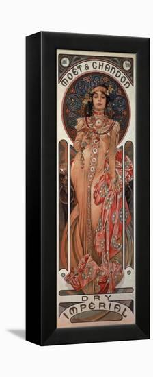 Poster Advertising 'Moet and Chandon Dry Imperial' Champagne, 1899-Alphonse Mucha-Framed Premier Image Canvas