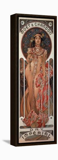 Poster Advertising 'Moet and Chandon Dry Imperial' Champagne, 1899-Alphonse Mucha-Framed Premier Image Canvas