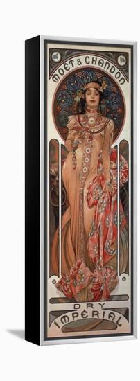 Poster Advertising 'Moet and Chandon Dry Imperial' Champagne, 1899-Alphonse Mucha-Framed Premier Image Canvas