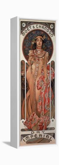Poster Advertising 'Moet and Chandon Dry Imperial' Champagne, 1899-Alphonse Mucha-Framed Premier Image Canvas