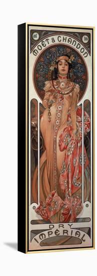 Poster Advertising 'Moet and Chandon Dry Imperial' Champagne, 1899-Alphonse Mucha-Framed Premier Image Canvas