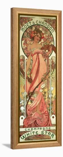 Poster Advertising 'Moet and Chandon White Star' Champagne, 1899-Alphonse Mucha-Framed Premier Image Canvas