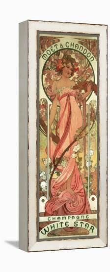 Poster Advertising 'Moet and Chandon White Star' Champagne, 1899-Alphonse Mucha-Framed Premier Image Canvas