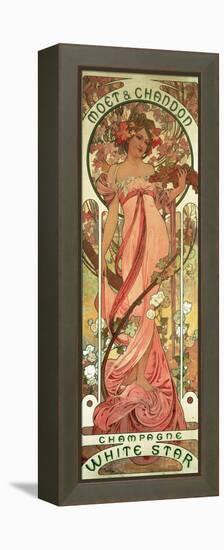 Poster Advertising 'Moet and Chandon White Star' Champagne, 1899-Alphonse Mucha-Framed Premier Image Canvas