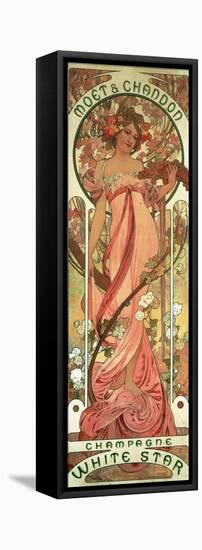 Poster Advertising 'Moet and Chandon White Star' Champagne, 1899-Alphonse Mucha-Framed Premier Image Canvas