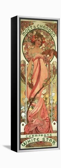 Poster Advertising 'Moet and Chandon White Star' Champagne, 1899-Alphonse Mucha-Framed Premier Image Canvas