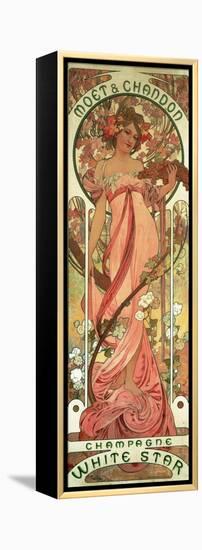 Poster Advertising 'Moet and Chandon White Star' Champagne, 1899-Alphonse Mucha-Framed Premier Image Canvas