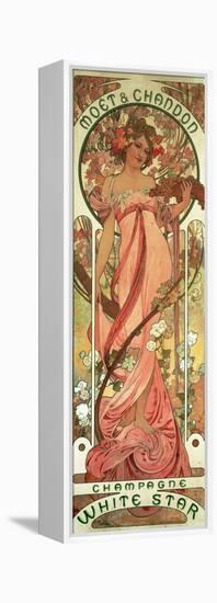 Poster Advertising 'Moet and Chandon White Star' Champagne, 1899-Alphonse Mucha-Framed Premier Image Canvas