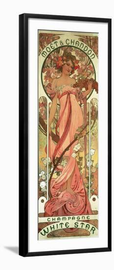 Poster Advertising 'Moet and Chandon White Star' Champagne, 1899-Alphonse Mucha-Framed Giclee Print