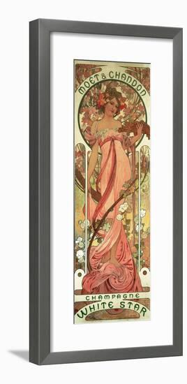 Poster Advertising 'Moet and Chandon White Star' Champagne, 1899-Alphonse Mucha-Framed Giclee Print