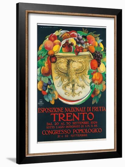 Poster Advertising National Fruit Exhibition-Marcello Dudovich Dudovich-Framed Art Print