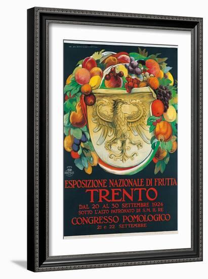 Poster Advertising National Fruit Exhibition-Marcello Dudovich Dudovich-Framed Art Print