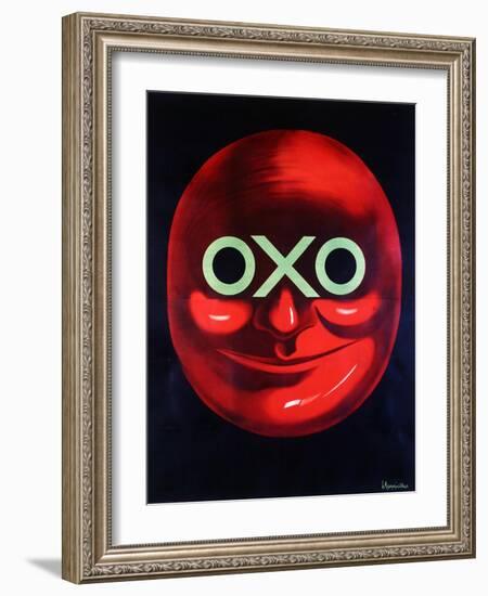 Poster Advertising Oxo, C. 1920-Leonetto Cappiello-Framed Giclee Print