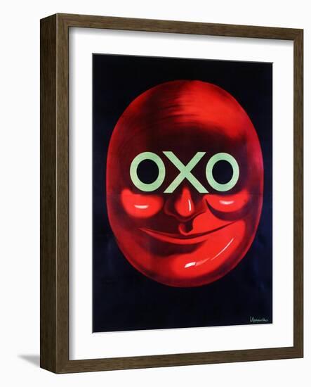 Poster Advertising Oxo, C. 1920-Leonetto Cappiello-Framed Giclee Print