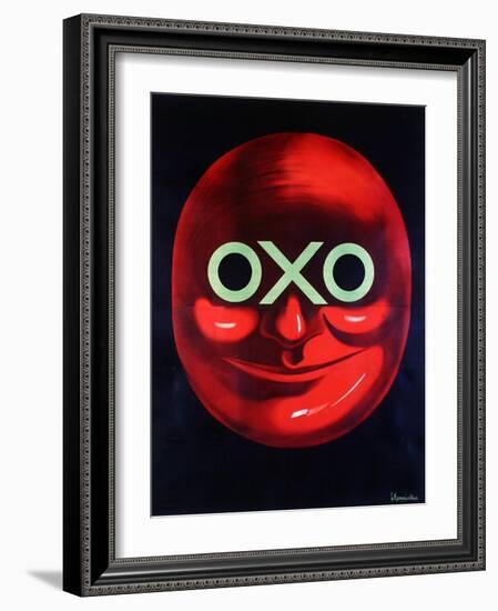 Poster Advertising Oxo, C. 1920-Leonetto Cappiello-Framed Giclee Print