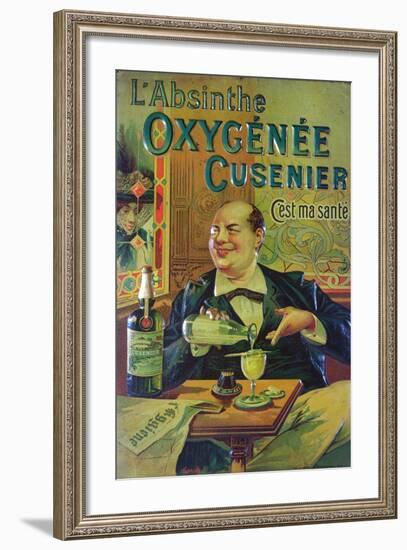 Poster Advertising 'Oxygenee Cusenier Absinthe'-Francisco Tamagno-Framed Giclee Print