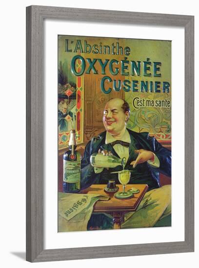 Poster Advertising 'Oxygenee Cusenier Absinthe'-Francisco Tamagno-Framed Giclee Print