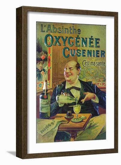 Poster Advertising 'Oxygenee Cusenier Absinthe'-Francisco Tamagno-Framed Giclee Print