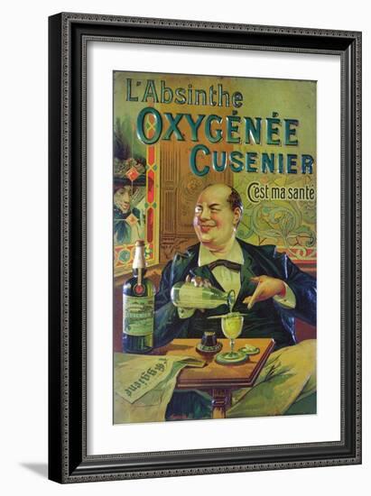 Poster Advertising 'Oxygenee Cusenier Absinthe'-Francisco Tamagno-Framed Giclee Print