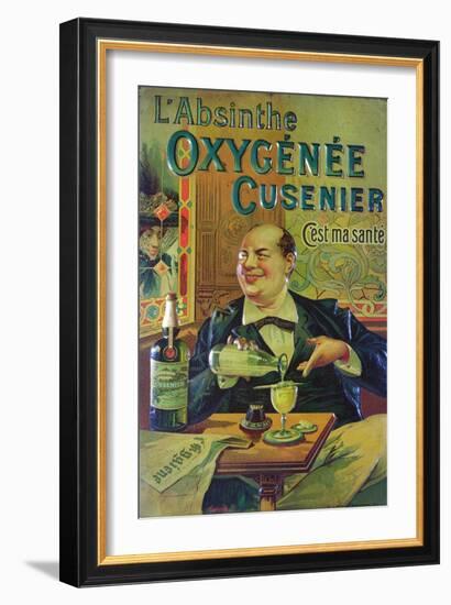 Poster Advertising 'Oxygenee Cusenier Absinthe'-Francisco Tamagno-Framed Giclee Print