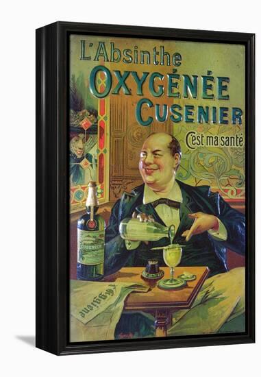 Poster Advertising 'Oxygenee Cusenier Absinthe'-Francisco Tamagno-Framed Premier Image Canvas