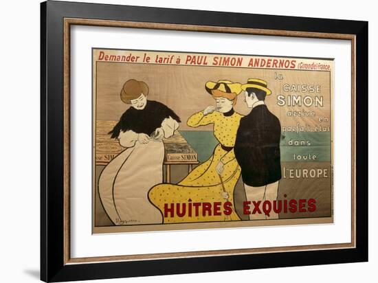 Poster Advertising Oyster Sale, 1901-Leonetto Cappiello-Framed Giclee Print