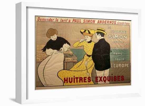 Poster Advertising Oyster Sale, 1901-Leonetto Cappiello-Framed Giclee Print