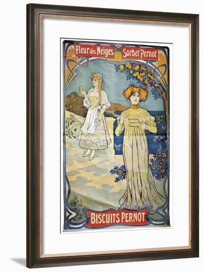 Poster Advertising 'Pernod' Biscuits, 1897-null-Framed Giclee Print