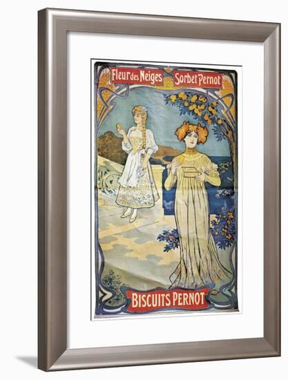 Poster Advertising 'Pernod' Biscuits, 1897-null-Framed Giclee Print