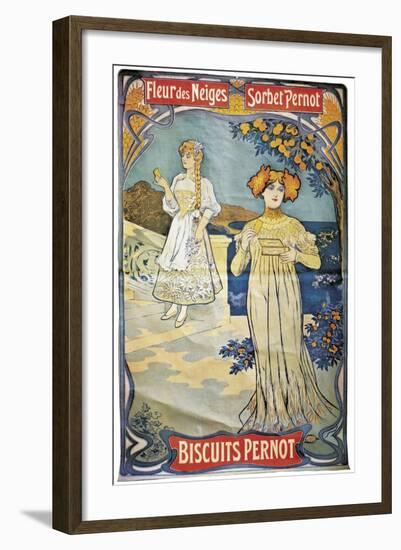 Poster Advertising 'Pernod' Biscuits, 1897-null-Framed Giclee Print