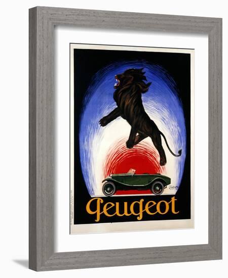 Poster Advertising Peugeot, 1925-Leonetto Cappiello-Framed Giclee Print