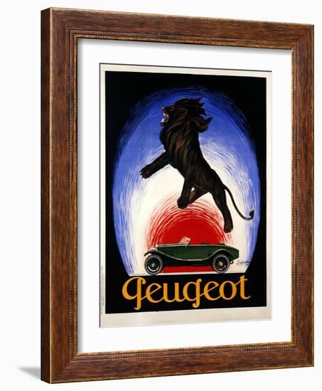 Poster Advertising Peugeot, 1925-Leonetto Cappiello-Framed Giclee Print