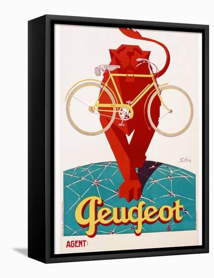 Poster Advertising Peugeot-null-Framed Premier Image Canvas