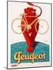 Poster Advertising Peugeot-null-Mounted Giclee Print