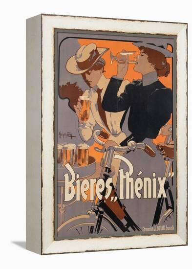 Poster Advertising Phenix Beer, C.1899 (Colour Litho)-Adolfo Hohenstein-Framed Premier Image Canvas