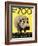 Poster Advertising Philadelphia Zoo, 1938-null-Framed Premium Giclee Print