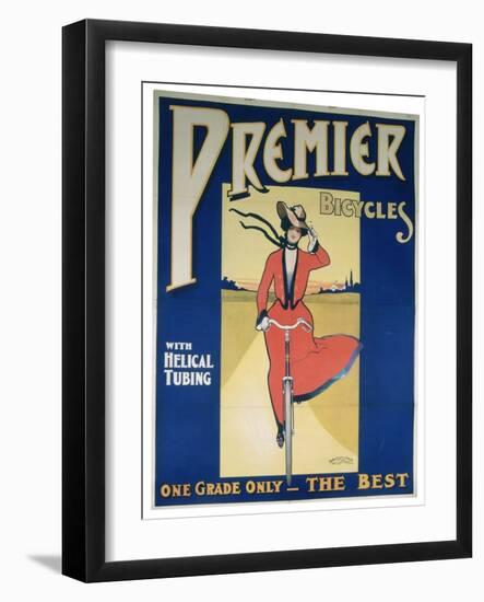 Poster Advertising Premier Bicycles, 20th Century--Framed Giclee Print