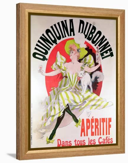 Poster Advertising "Quinquina Dubonnet" Aperitif, 1895-Jules Chéret-Framed Premier Image Canvas