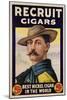 Poster Advertising Recruit Cigars, C.1899 (Colour Litho)-American-Mounted Giclee Print